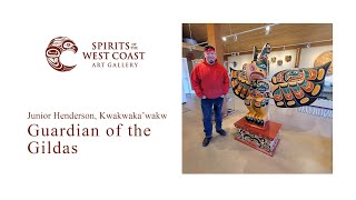 Guardian of the Gildas carving by Kwakwaka'wakw Artist Junior Henderson | Northwest Coast Art