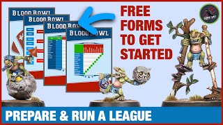 PREPARE & RUN A BLOOD BOWL LEAGUE - Download My Commissioner Pack For FREE! All The Forms You Need