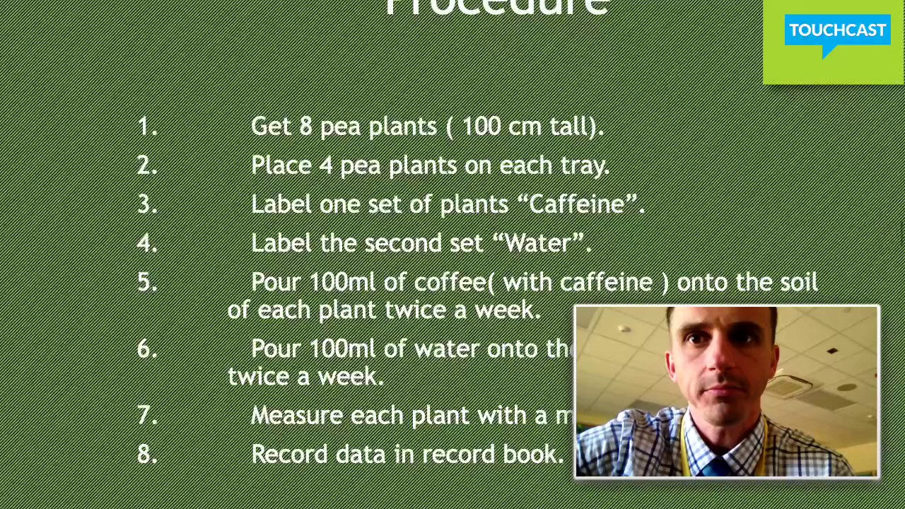 Science Procedure Example