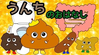 【みみちゃんねる】うんちのおはなし〜子ども向けアニメーション〜　字幕付き