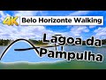 🚶🏼Brazil, Belo Horizonte Lagoa da Pampulha Walking Tour / MG 2020 (4k Ultra HD 60fps)