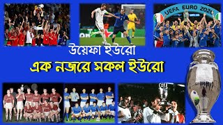 সকল উয়েফা ইউরো সম্পর্কে সংক্ষেপে জেনে নিন | All UEFA Euros at a glance | UEFA Euro | উয়েফা ইউরো