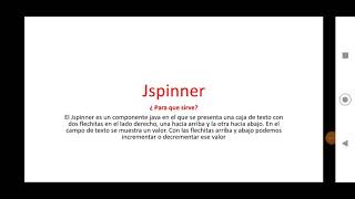Componente JSpinner