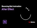 Bouncing Ball Animation in after effect | tutorial | after Effect| Slow motion Principle animation.