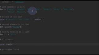 Python Lists Operations – Add, Append, Modify, Remove, Slice || programminginpython.com
