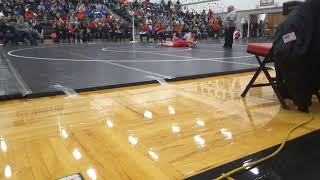 Lincolnview jr high school wrestling Dylan buzard