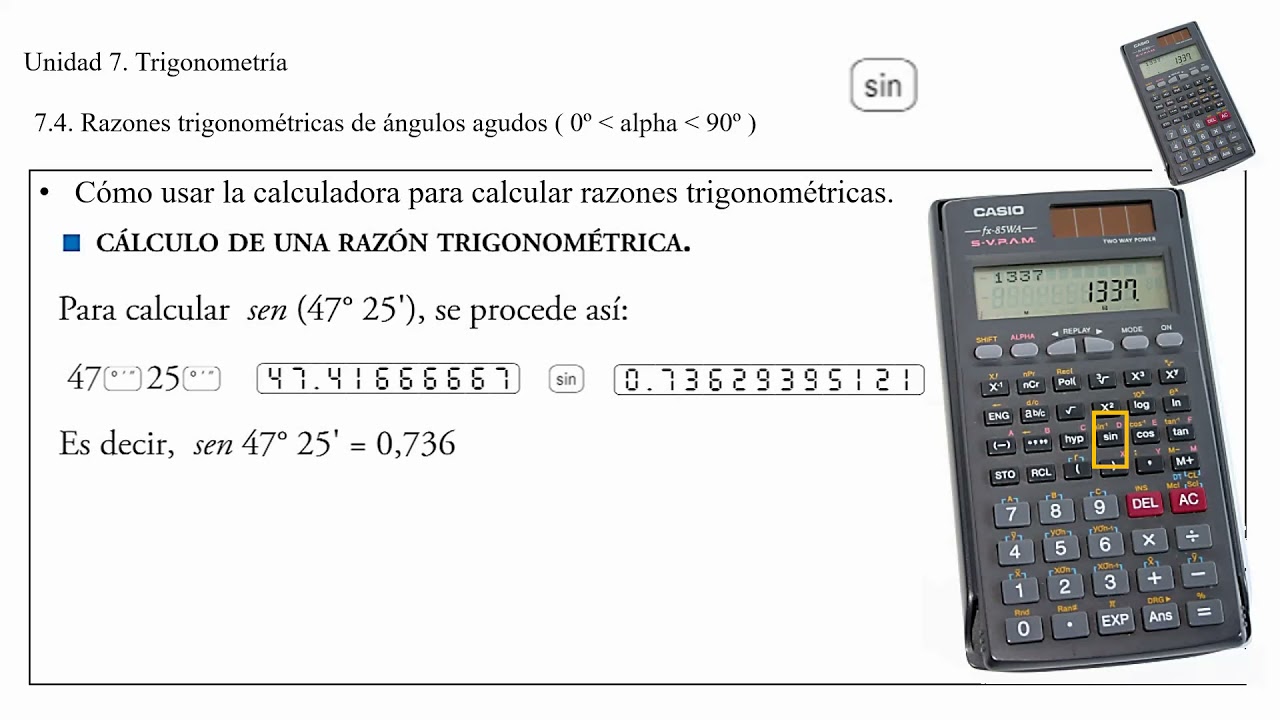 4ºESO ACA - UD7.4 - Trigonometría - Nivel 4 - Razones Trigonométricas Y ...