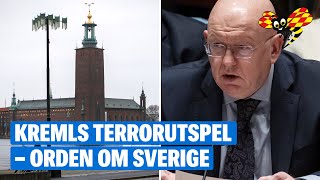 Ryska terrorutspelet i FN – orden om Sverige