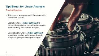 OptiStruct Linear Analysis 2022 2 - Overview