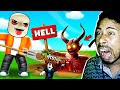 I Went To DEATH GOD in ROBLOX DIG TO HELL😱