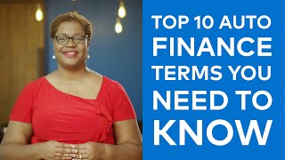 Top 10 Auto Finance Terms You Need to Know | KEYS By GM FINANCIAL