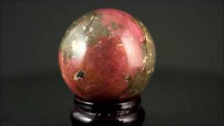 ロードナイト (薔薇輝石) 丸玉 50ミリ / Rhodonite Sphere