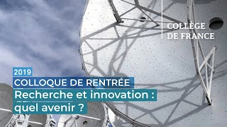 Recherche et innovation : quel avenir ? : ouverture du colloque - Thomas Römer