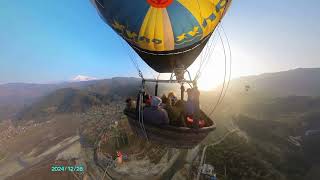 Morning Balloon launch of the First Ever BYD International Balloon Festival hosted in Nepal 26/12/24