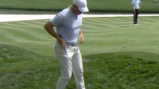 Rory McIlroy's run-in with a frog at TPC Sawgrass leads to a bogey