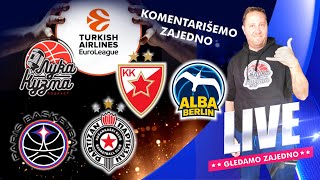 Crvena Zvezda - Alba | Pariz - Partizan | Evroliga Live 2024/25