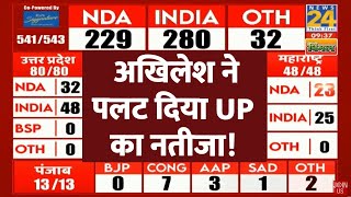 Election Results 2024: Akhilesh Yadav ने UP में पलट दिया चुनावी नतीजा | News24 LIVE | Hindi News