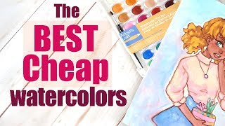 THE BEST CHEAP WATERCOLOR? Artists Loft Watercolor 36 Colors