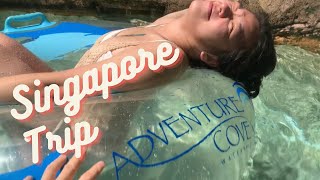 [新加坡vlog]世界上最快樂的20天 ep2 聖淘沙水上樂園Adventure Cove Waterpark