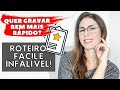 Como fazer roteiro para videos e gravar muito mais rápido! | Youtube, IGTV, Videoaulas, Webinários.