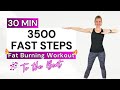 30 Min 🔥 3500 FAST STEPS 🔥 Fat Burning Workout 🔥 Burn Calories 🔥 Indoor Aerobic Exercise