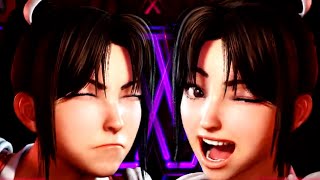 Street Fighter 6 - All Mai Shiranui Walk Out/Character Select/Face Animations