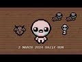 The Binding of Isaac Daily Run 2 March 2024