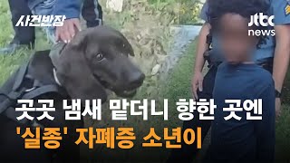 산책하는 줄…냄새 맡던 강아지 향한 곳엔 '실종 아동'이 #글로벌픽 / JTBC 사건반장