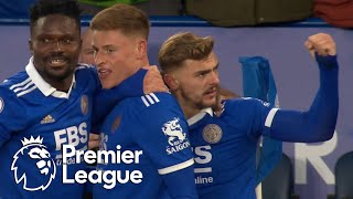 Harvey Barnes completes Leicester City comeback v. Brighton | Premier League | NBC Sports