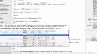 iOS Programming Tutorial -Access NSUserDefaults to Setup the taskObjects Array - Tutorial 64