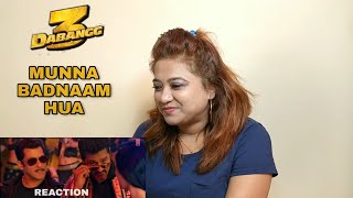 Dabangg 3: Munna Badnaam Hua Video Song | Reaction | Salman Khan