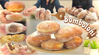 BOMBOLONI soft and dry with Nutella and GRAPFE same dough EVERYONE TO THE TABLE