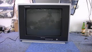 إصلاح تلفاز TV CRT GOLDVISION GV-21T28