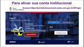 Acesso ao Portal Educacional