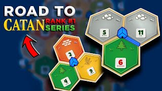 TOP 40 Catan Gameplay - Catan Pro Climbs the Ladder