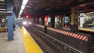 IND/BMT Lines: (A) (C) (F) (FX) (R) Trains At Jay Street - MetroTech (R46, R160A-2, R160B, R179)