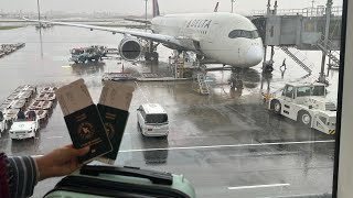 【4K】~ Tokyo Haneda To Detroit  International Airport, New York by Delta Airlines - USA