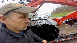 Heavy Haul TV: 52,000 LB LinkBelt 235X3 Excavator from Pennsylvania USA to Ontario, Canada