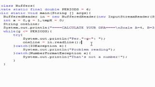 Using BufferedReader in Java