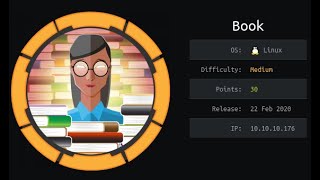 Hackthebox book walkthrough | hackthebox book writeup