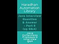 Java Interview Question & Answer - Part 6 (Set of 25 Q&A from Java Collections Framework)