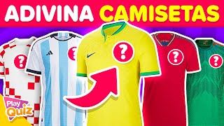 Adivina la Selección de Fútbol por su Camiseta 👕⚽🤔 | PlayQuiz Trivia - Deportes