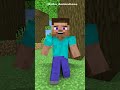 steve and the wolf in the woods minecraftanimation