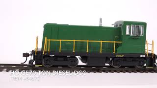 HO GE70 Ton Diesel DCC Item# 84872