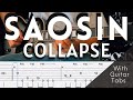 Saosin- Collapse Cover (Guitar Tabs On Screen)