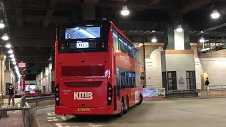 [沙廠紅色妖后巨無霸配玻璃梯往烏溪沙] Hong Kong Bus 九龍巴士 KMB 89D 藍田站 - 烏溪沙站 @ S- V6X30 XB7162 全程 無剪輯