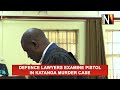 Defence lawyers examined pistol in Katanga murder case