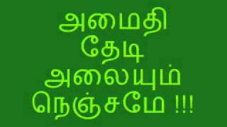 அமைதி தேடி அலையும் நெஞ்சமே - amaidhi thedi alaiyum nenjame (G Major Mohanan)