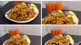 Qado Baasto Makarooni Iskukariis  aad Umacaan Badan||Somali Lunch recipe