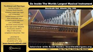 The Largest Musical Instrument on Earth The Midmer Losh Pipe Organ Boardwalk Hall Atlantic City NJ